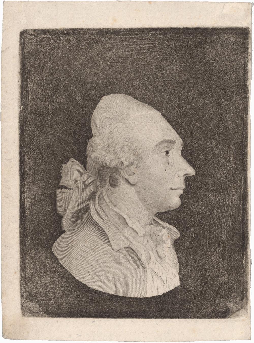 Christian von Mechel comparable auction result: deutsch um 1780 brustbildnis des christian von mechel