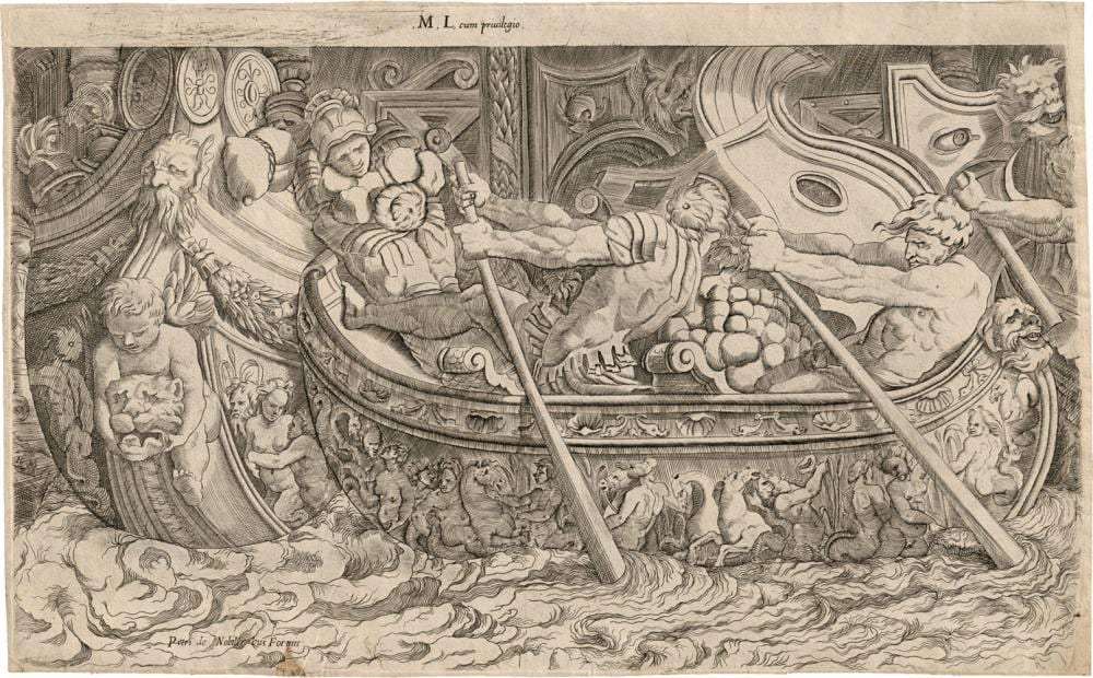 Michele (1549) Greco comparable auction result: lucchese michele eine seeschlacht