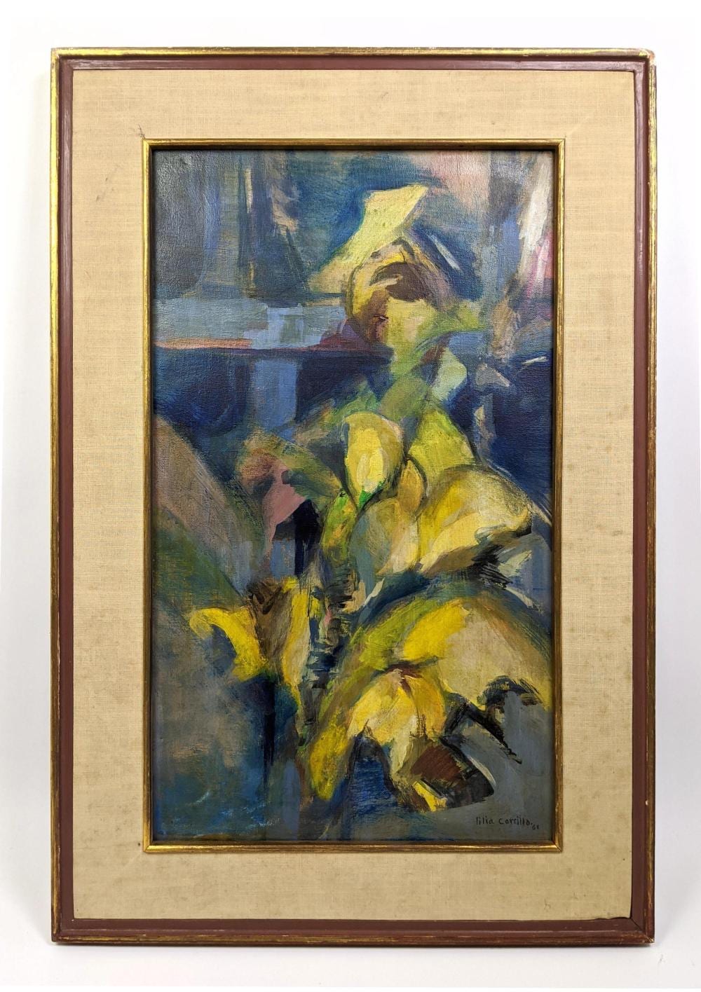 Lilia Carrillo comparable auction result: lilia carrillo oil painting on canvas yellow flowers s