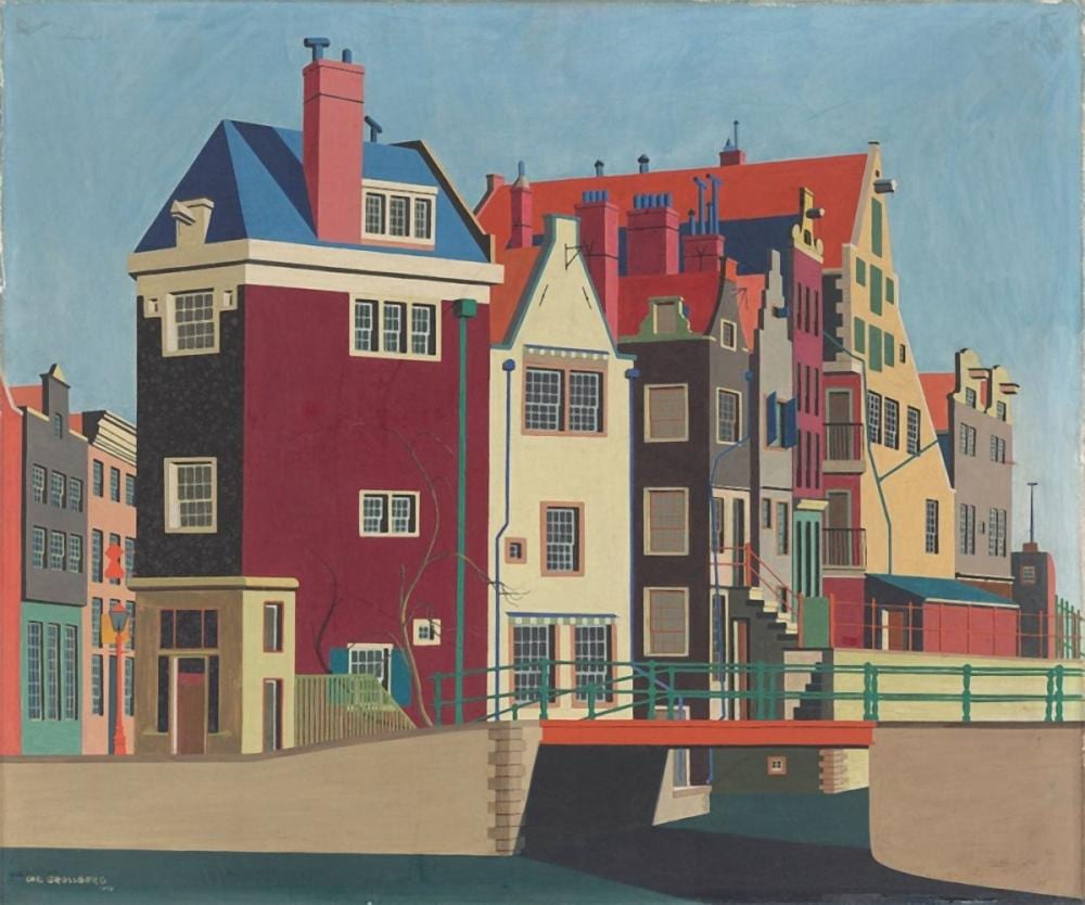 Carl Grossberg comparable auction result: carl grossberg amsterdam rokin 1925 26