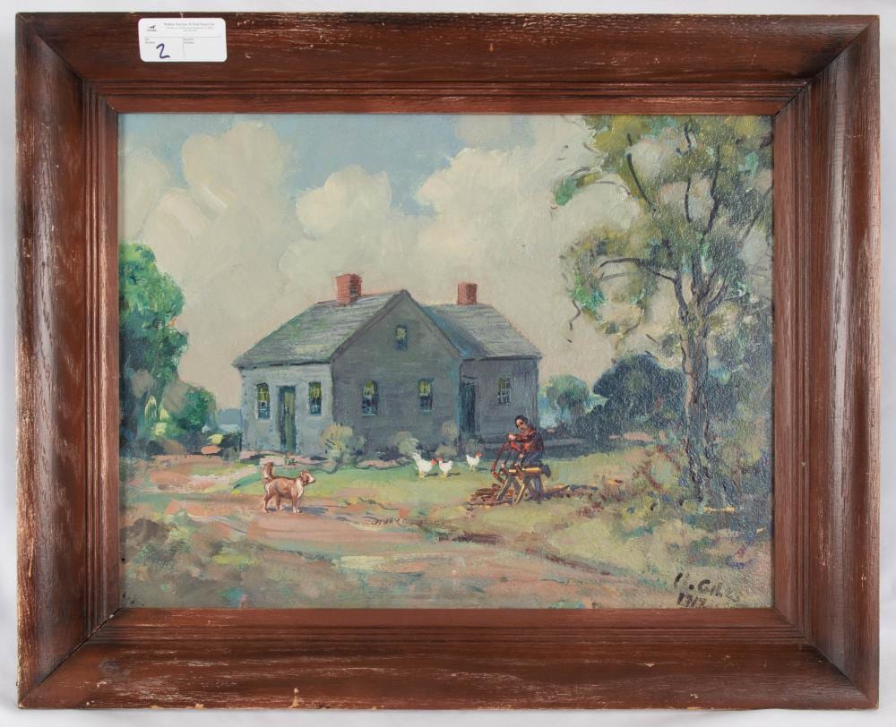 howard giles american 1876 1955 painting · Nathan Auction & Real Estate Inc. · 2021-06-01 Howard Everett Giles comparable auction result: howard giles american 1876 1955 painting