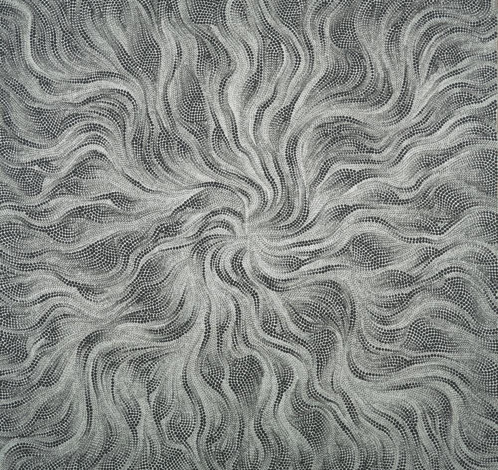Fabrianne Peterson Nampitjinpa comparable auction result: fabrianne peterson nampitjinpa born 1965 wangunu bush damper synthetic polymer paint on linen