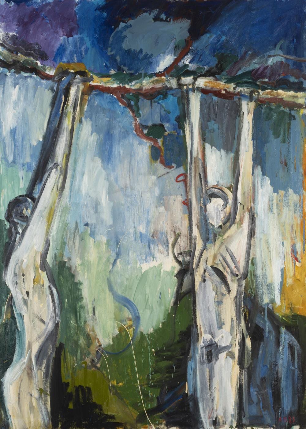 Alois Mosbacher comparable auction result: alois mosbacher n en 1954 adam et eve au paradis 1983 huile sur toile