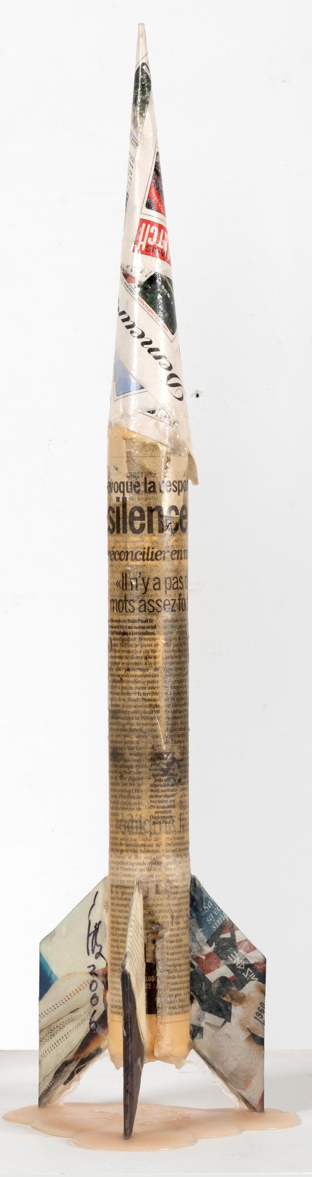 Wang Du comparable auction result: wang du n en 1956 missile 2006 papier journal et r sine monogramm