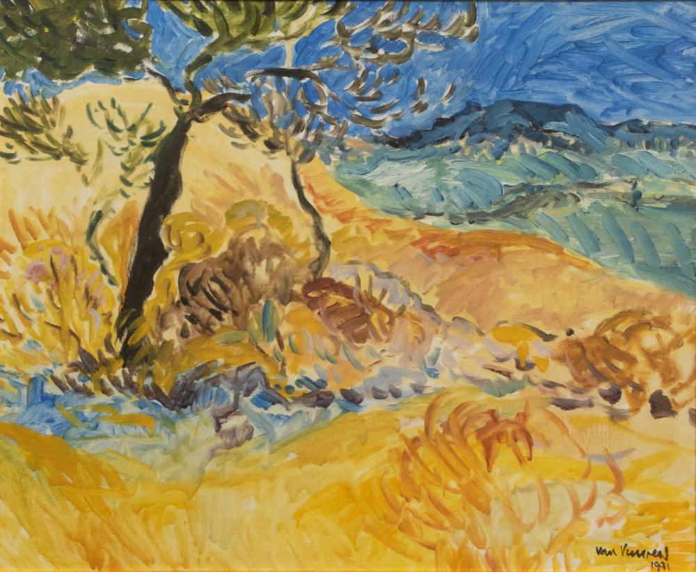 Andre van Vuuren comparable auction result: andre van vuuren sa born 1945 oil landscape signed dated 1991 46 x 56