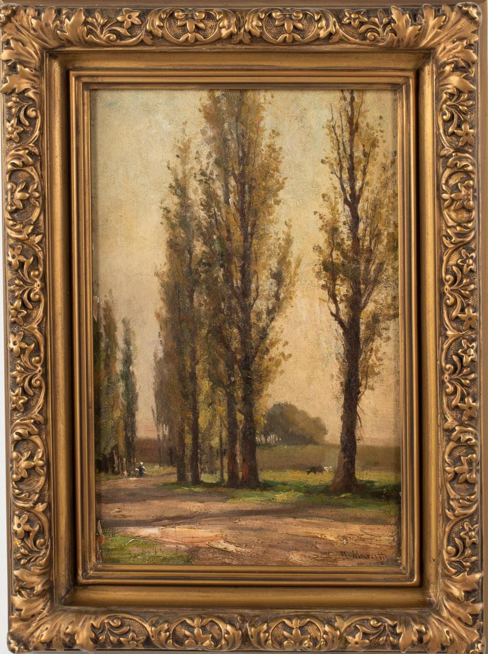 Henri Joseph Marcette comparable auction result: henri marcette belgium 1824 1890 landscape o b