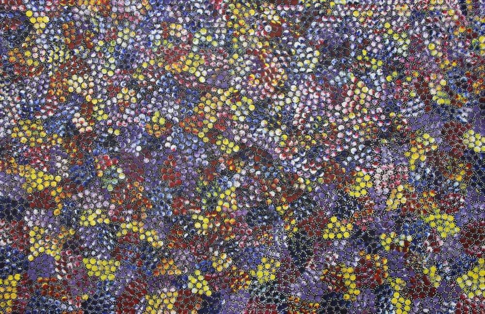 Eileen Bird Nungarrayi comparable auction result: eileen bird bush plum