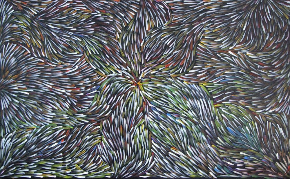 Agnes Rubuntja comparable auction result: agnes rubuntja bush leaves