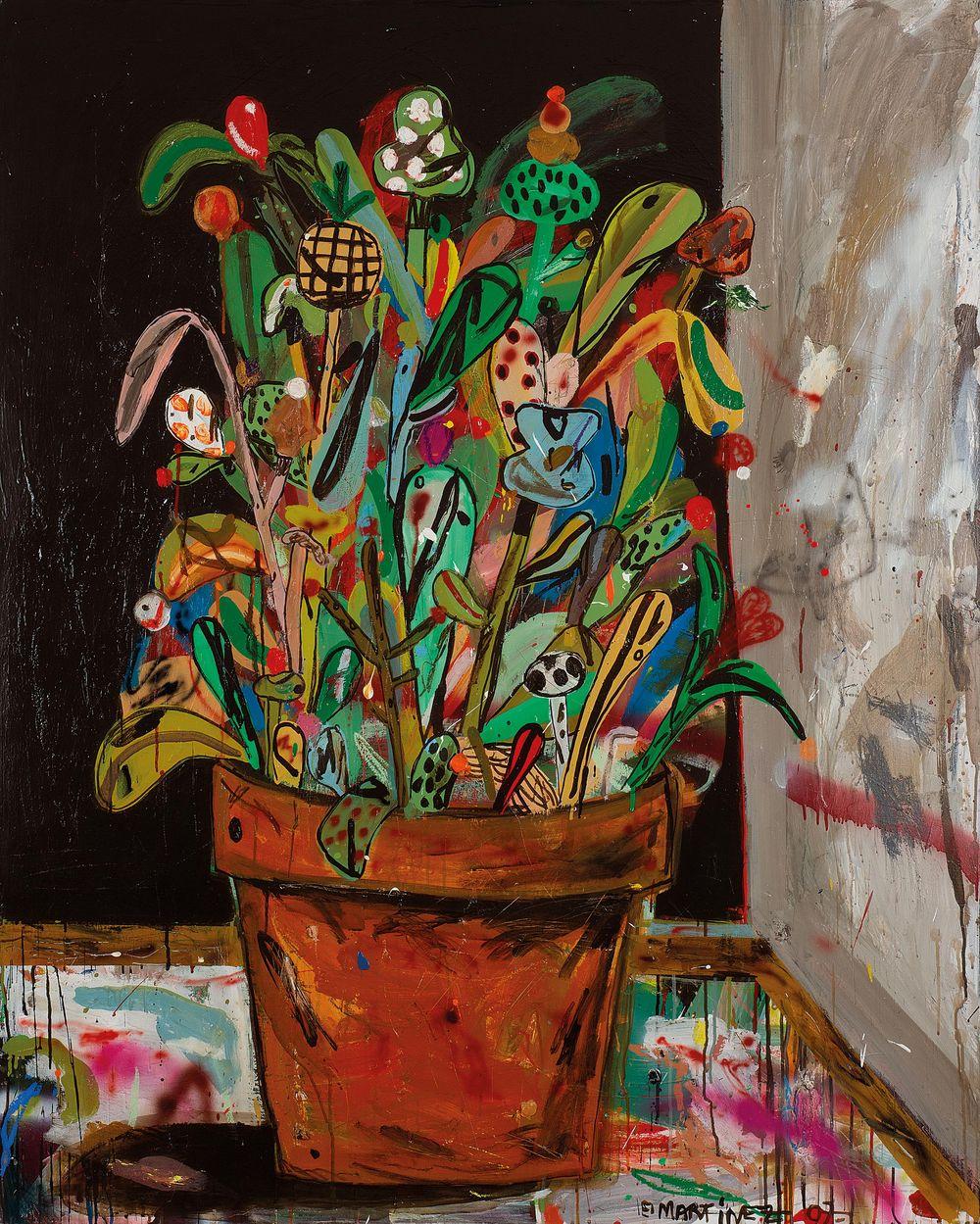 艾迪‧馬丁內斯Eddie MARTINEZ (American, b. 1977) comparable sale