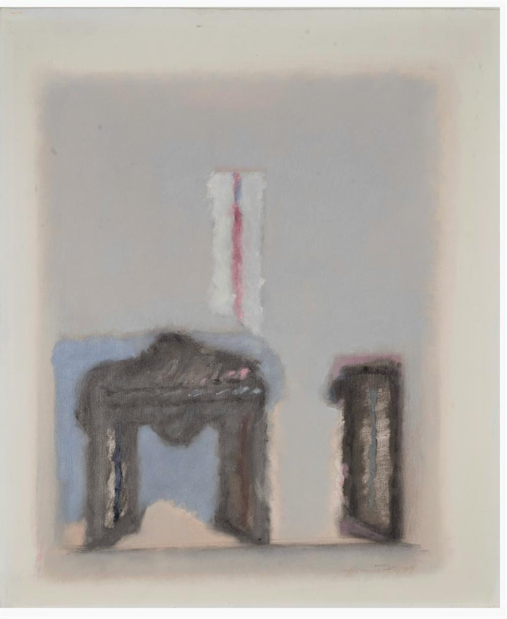 Manuel Hernandez (1928-2014) S/T, 1979 Óleo sobre madera Medidas: 48 x 40 cm comparable sale