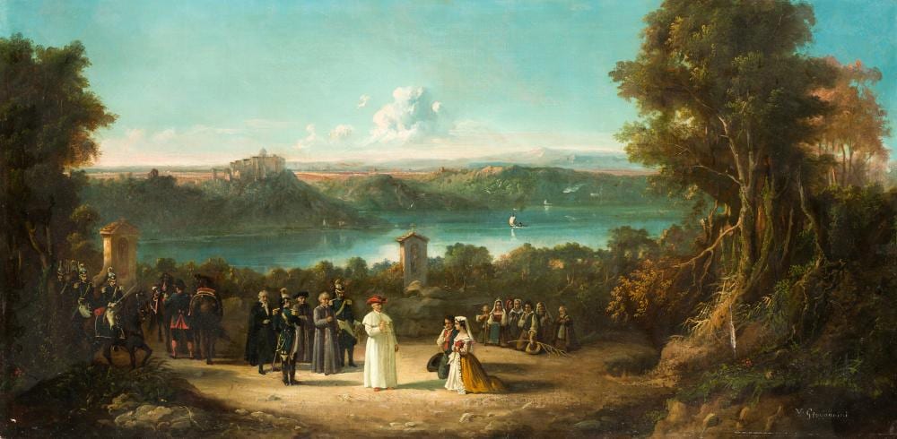 Vincenzo Giovannini comparable auction result: vincenzo giovannini 1817 1903 wedding officiated by a pope