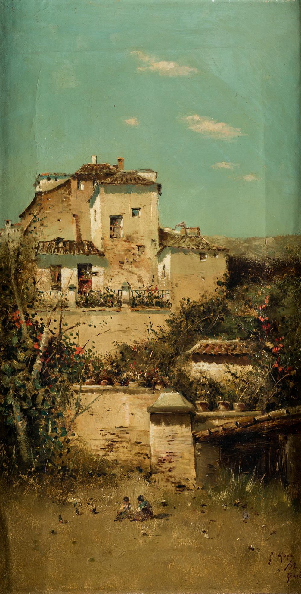 Emilio Alvarez Ayom comparable auction result: emilio alvarez ayom 1899 1972 landscape of the albaic n granada 1892