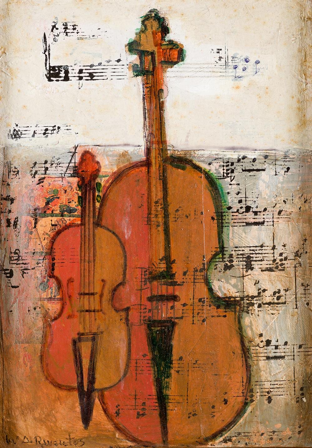 Maria Asunción Raventós comparable auction result: maria asuncion raventos 1930 viol estimat