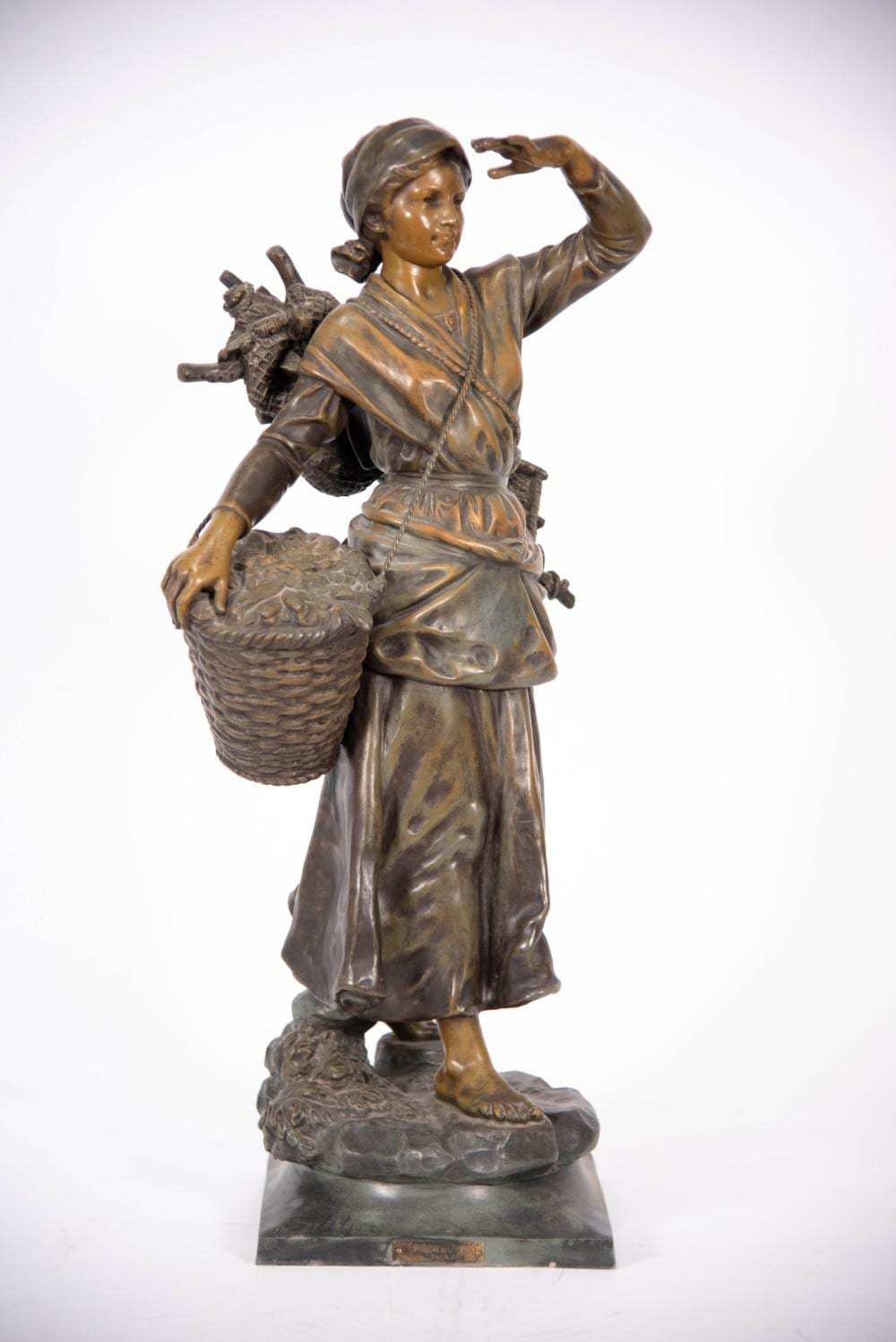 A. J. Scotte comparable auction result: a j scotte french 19th century pecheuse bronze