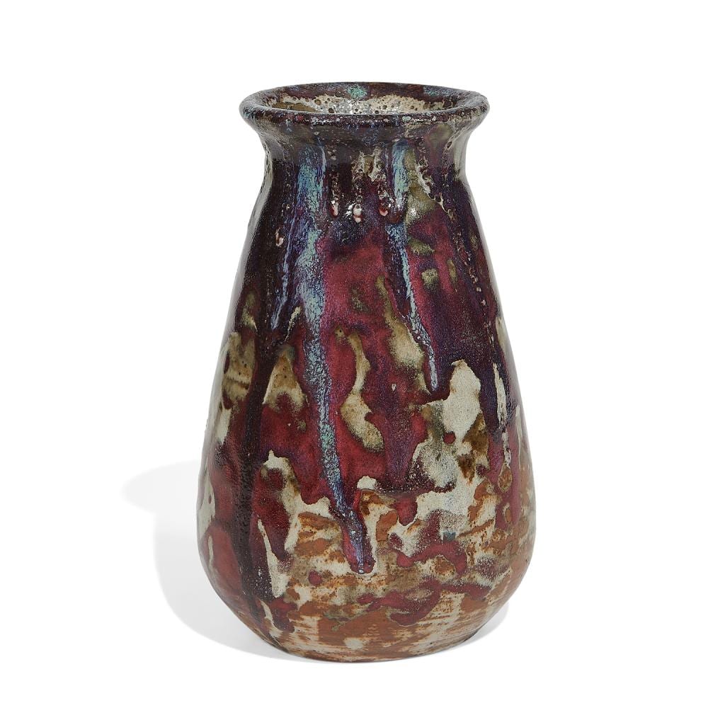 Eugene Lion comparable auction result: eugene lion 1867 1945 sang de boeuf vase 5 dia x 7 3 4 h