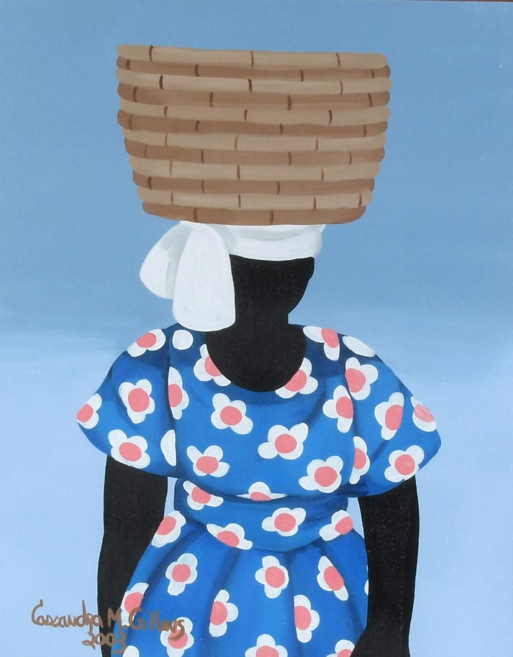Cassandra Gillens comparable auction result: cassandra gillens well balance painting