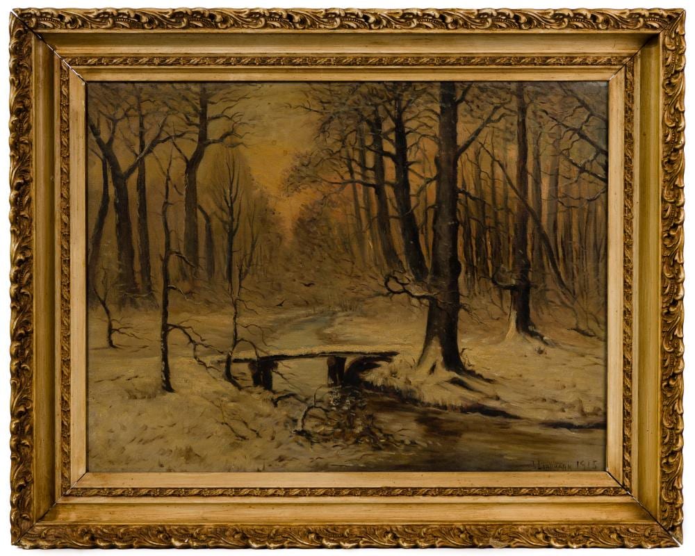 leon lundmark american 1875 1942 oil on canvas · Leonard Auction · 2021-06-13 Leon Lundmark comparable auction result: leon lundmark american 1875 1942 oil on canvas