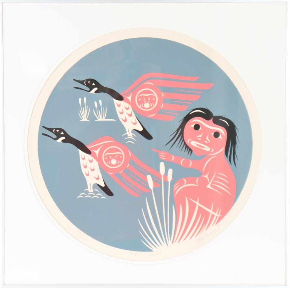 Stan Greene comparable auction result: stan greene b 1953 canada silkscreen