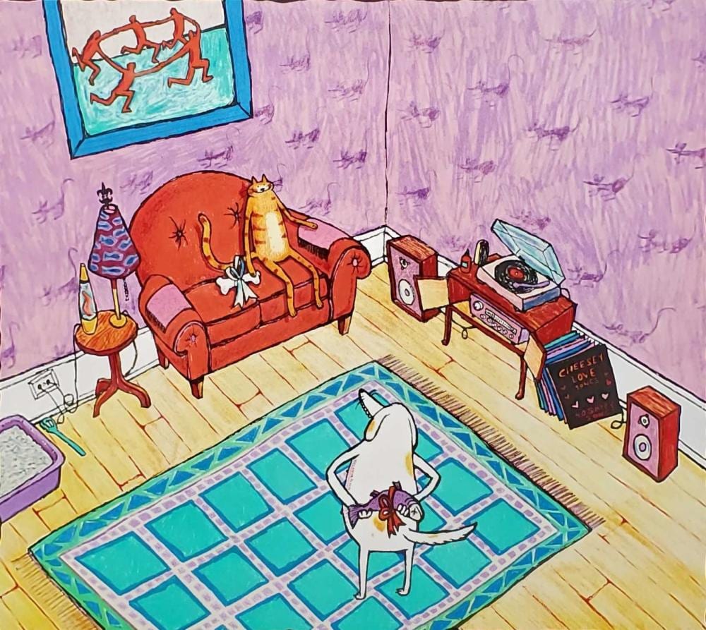 Matt Rinard comparable auction result: matt rinard signed forbidden love limited edition lithograph