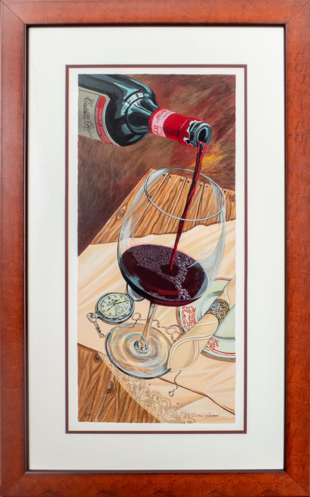 Dima Gorban comparable auction result: dima gorban temptation limited edition serigraph