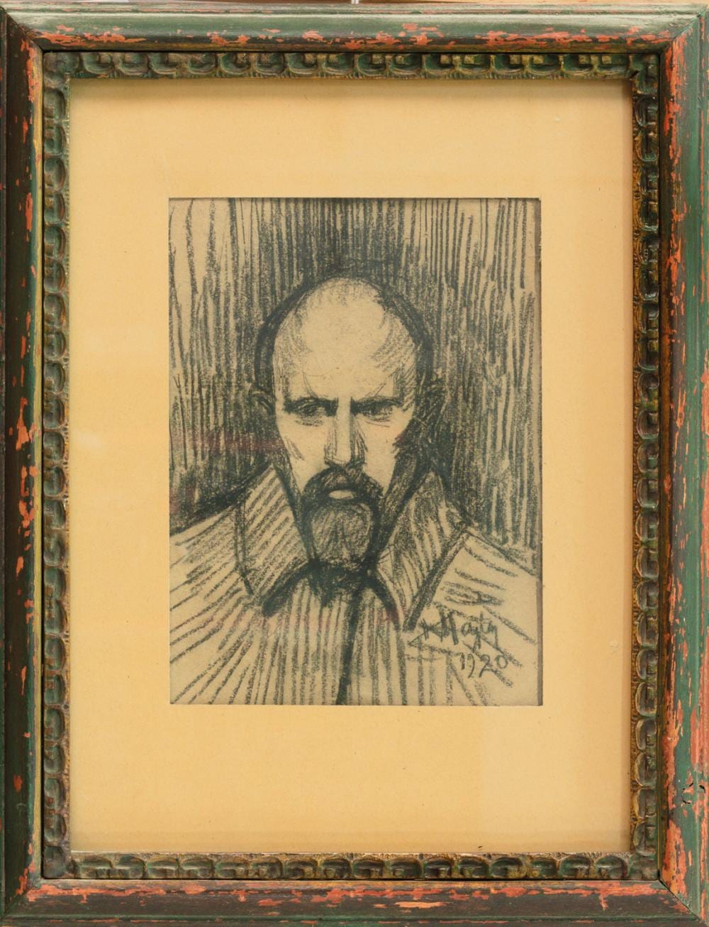 Konstantinos Maleas comparable auction result: konstantinos maleas 1879 1928 self portrait