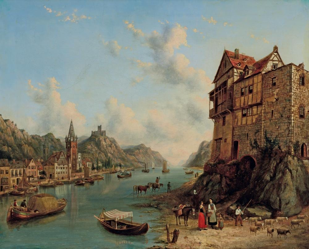 henry gritten c1818 1873 on the rhine 1852 · Menzies · 2021-06-30 Henry Gritten comparable auction result: henry gritten c1818 1873 on the rhine 1852