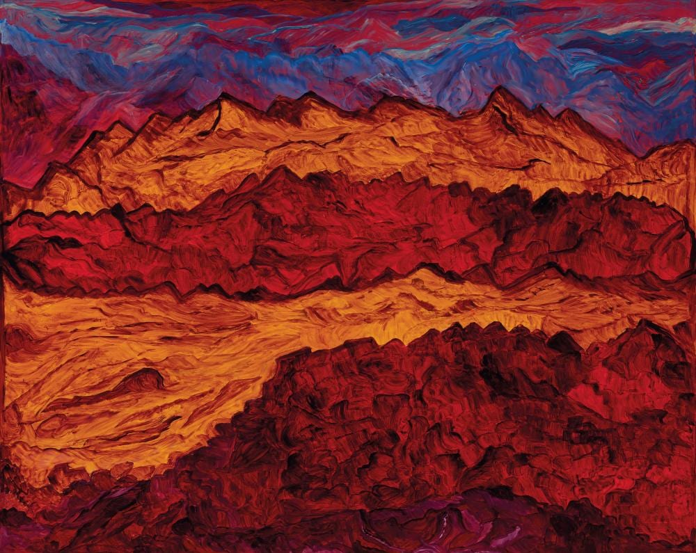 Angelina George comparable auction result: angelina george 1937 2014 mountains 2007