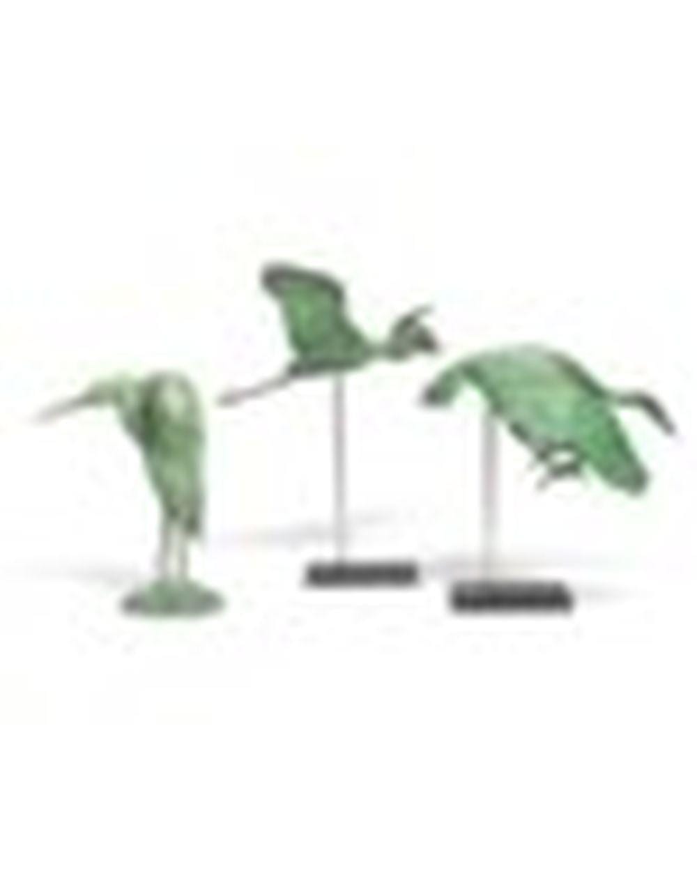 David Wynne comparable auction result: david wynne 1926 2014 three egrets standing egret i soaring egret ii