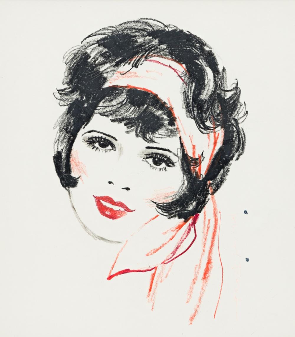 Jon Whitcomb comparable auction result: jon whitcomb 1906 1988 clara bow