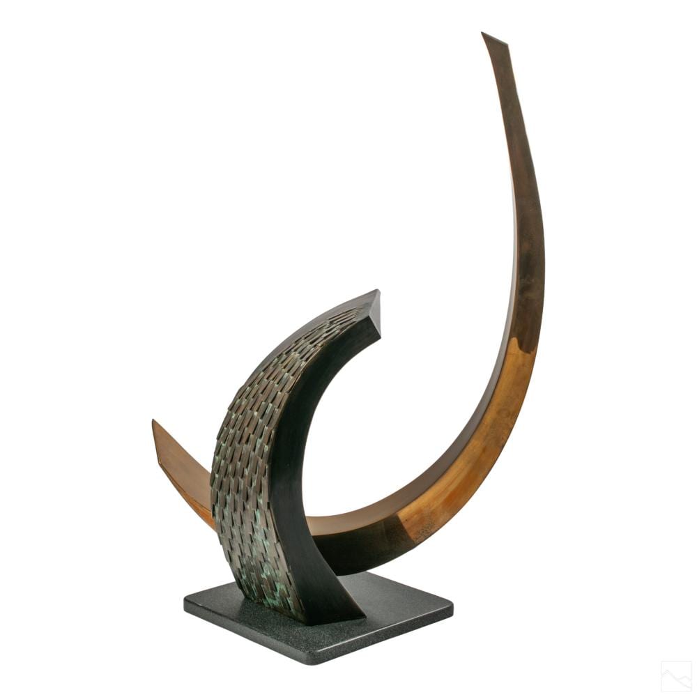 Roberto Lauro comparable auction result: roberto lauro b 1932 abstract 31 steel sculpture