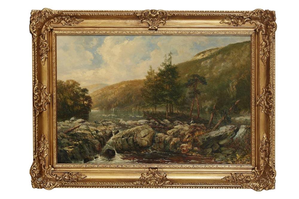 Thomas Morris Ash comparable auction result: thomas morris ash 1851 1935 on the llugury bettws y coed north wales oil on canvas