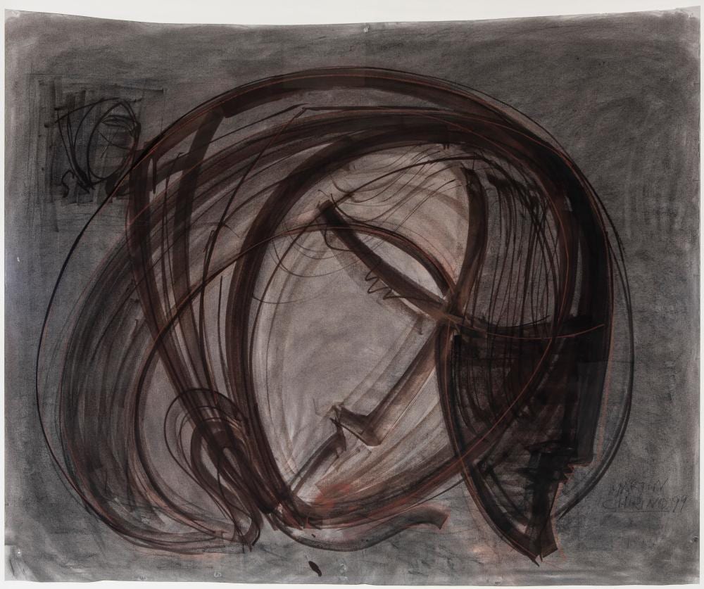 Martín Chirino comparable auction result: mart n chirino las palmas de gran canaria 1925 2019 untitled 1999 mixed media on paper signed and dated in the lower margin