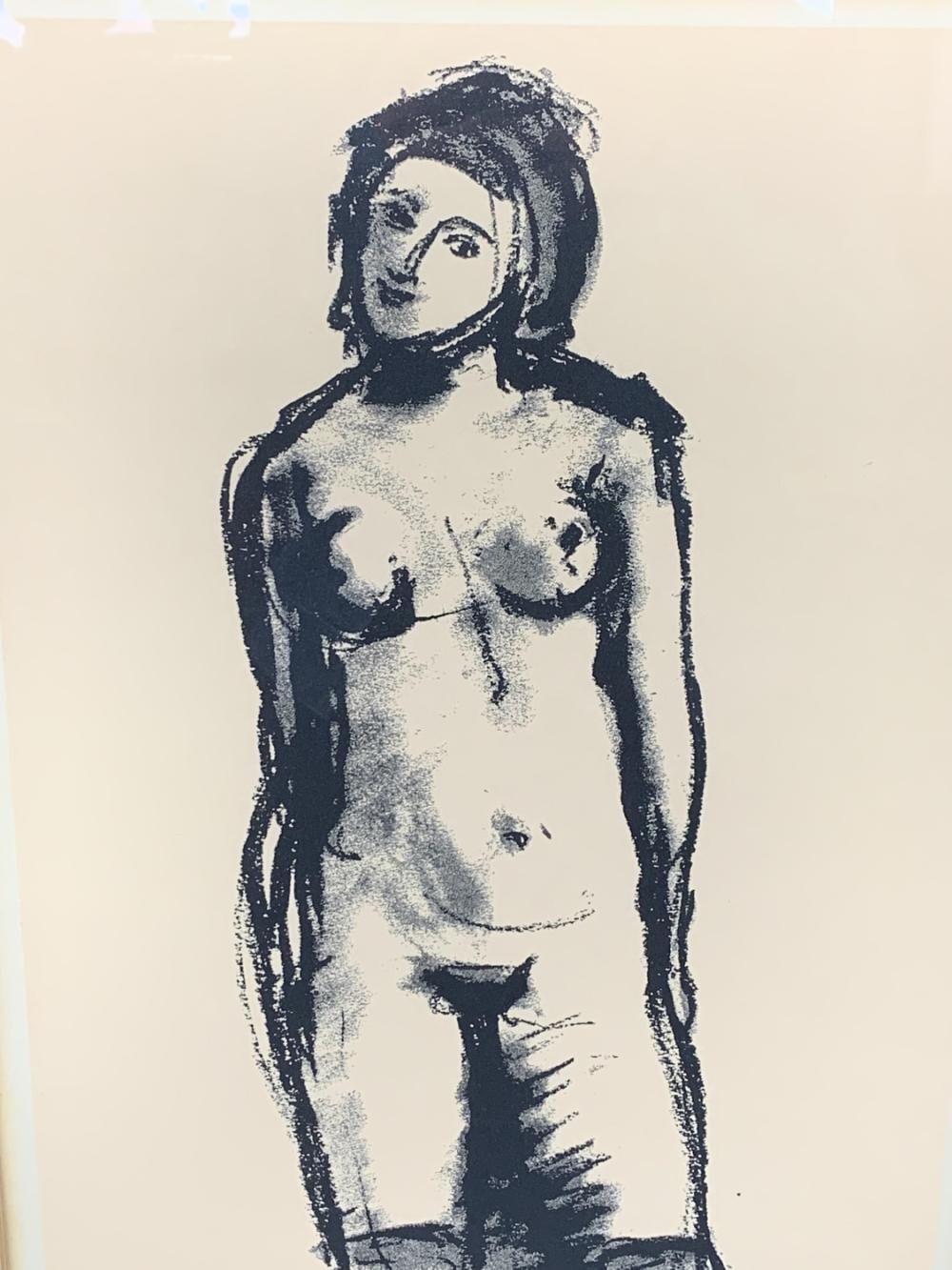 Stanley Cosgrove comparable auction result: stanley cosgrove female nude lithograph signed