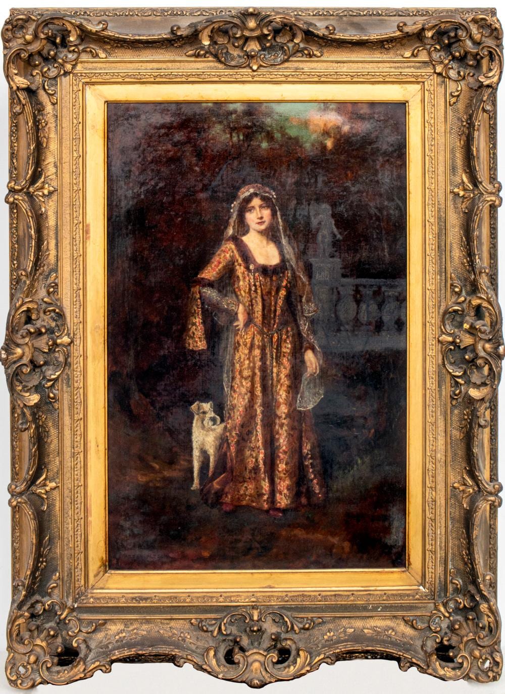 abbey altson woman with dog oil on canvas · Auctions at Showplace · 2021-07-11 Aby Altson comparable auction result: abbey altson woman with dog oil on canvas