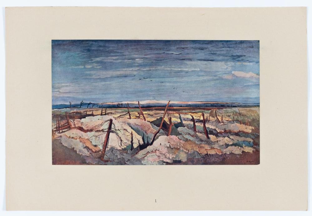 Otakar Nejedly comparable auction result: the french battlefields by otakar nejedly