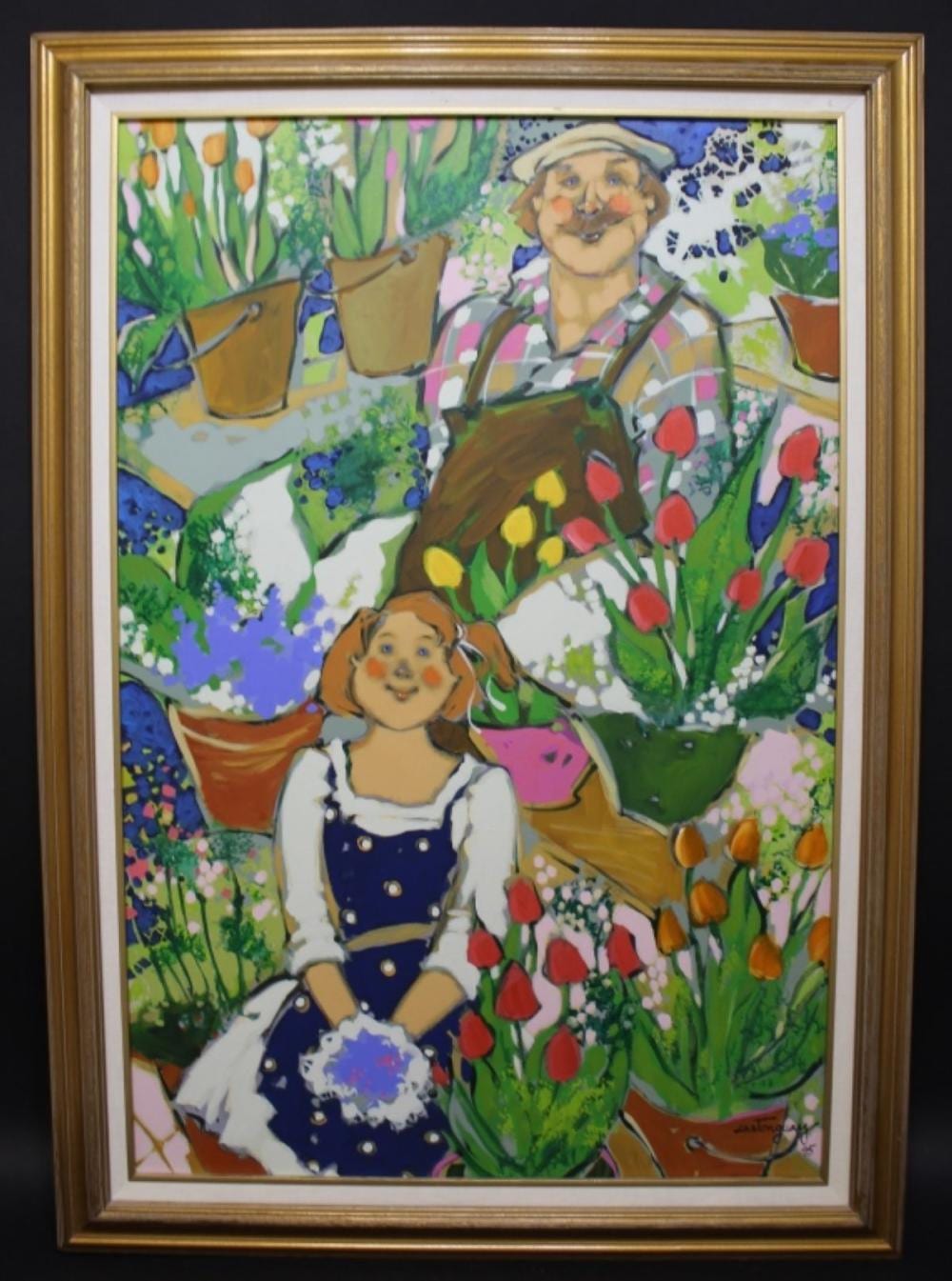 claudette castonguay b 1949 acrylic on canvas · District Auction · 2021-06-13 Claudette Castonguay comparable auction result: claudette castonguay b 1949 acrylic on canvas