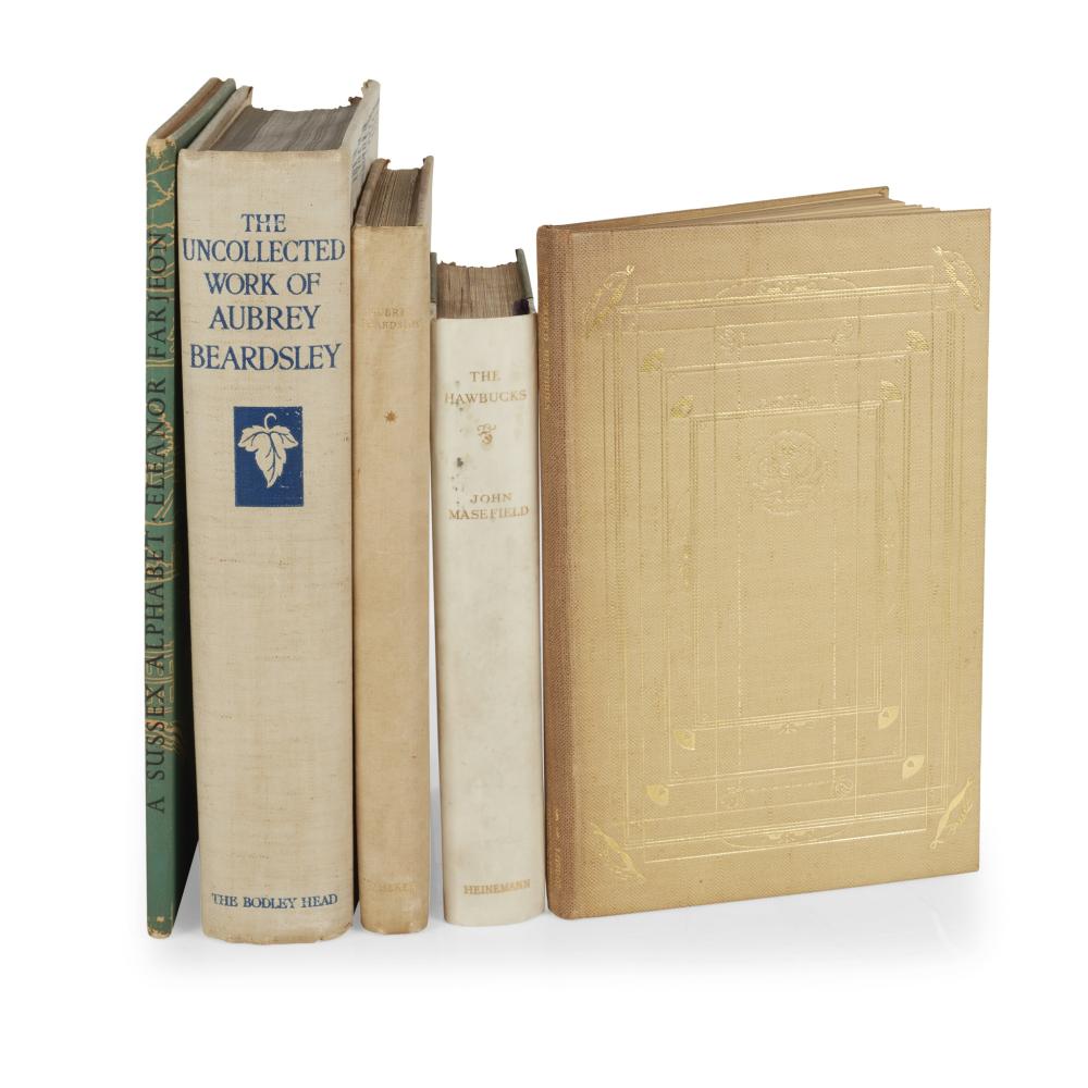 Charles Ricketts comparable auction result: charles ricketts aubrey beardsley and pear tree press 5 volumes comprising