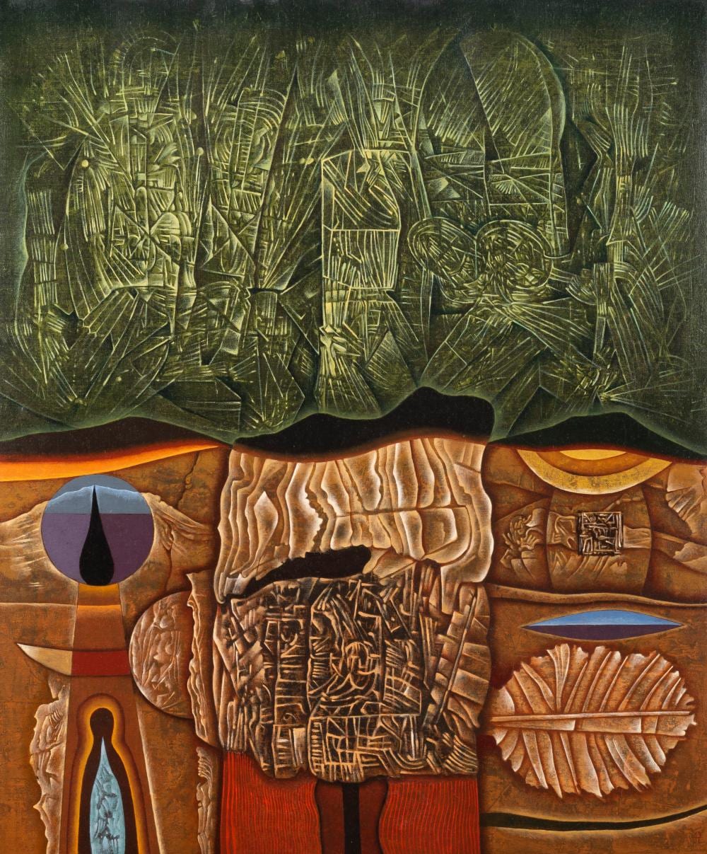 Jacques Lacomblez comparable auction result: jacques lacomblez n en 1934 fixer les d lires 2009 huile sur toile monogra