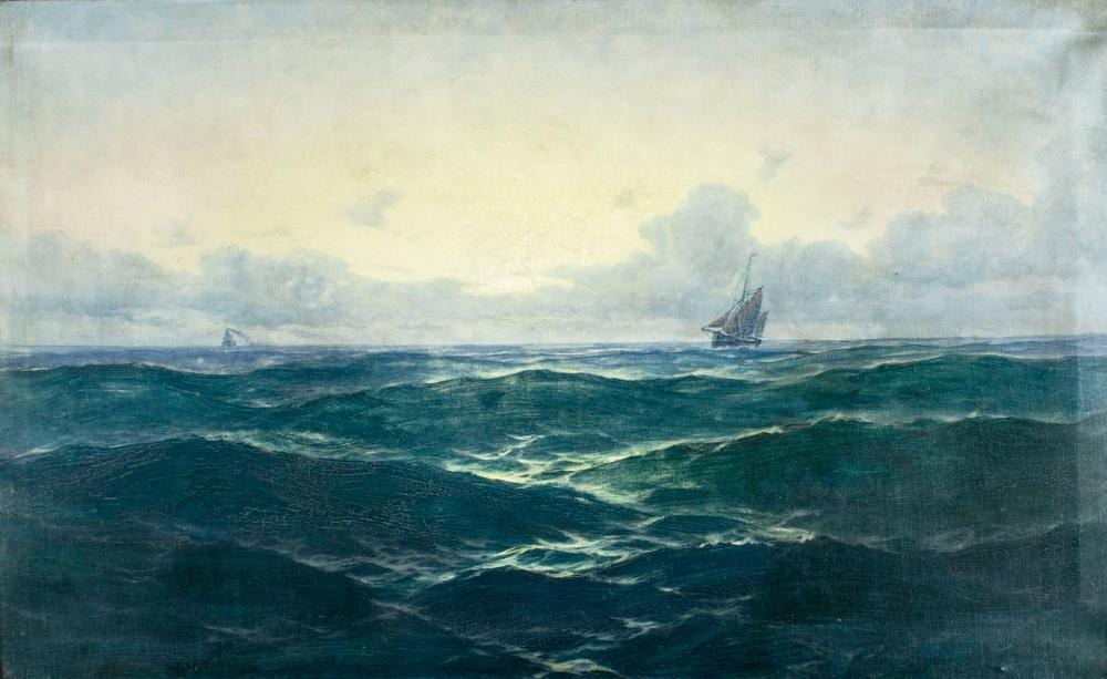 Max Jensen comparable auction result: max jensen german 1860 1908 oil painting antique