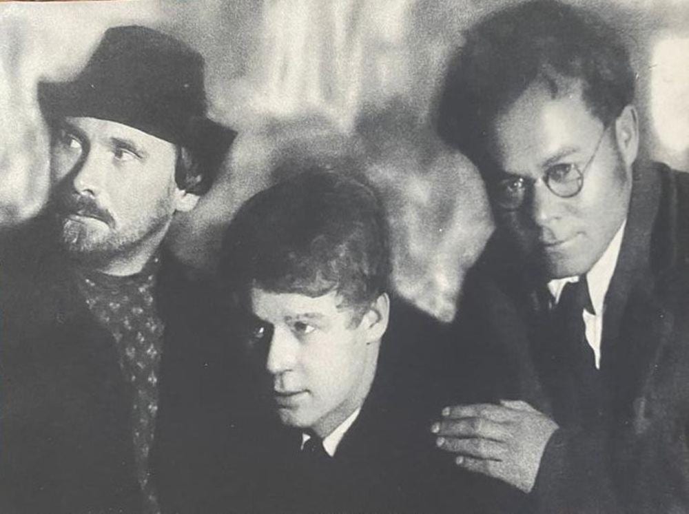 Moisej Solomonovic Nappelbaum comparable auction result: moisei nappelbaum 1869 1958 nikolay klyuev sergey yesenin and vsevolod ivanov photo of 1924