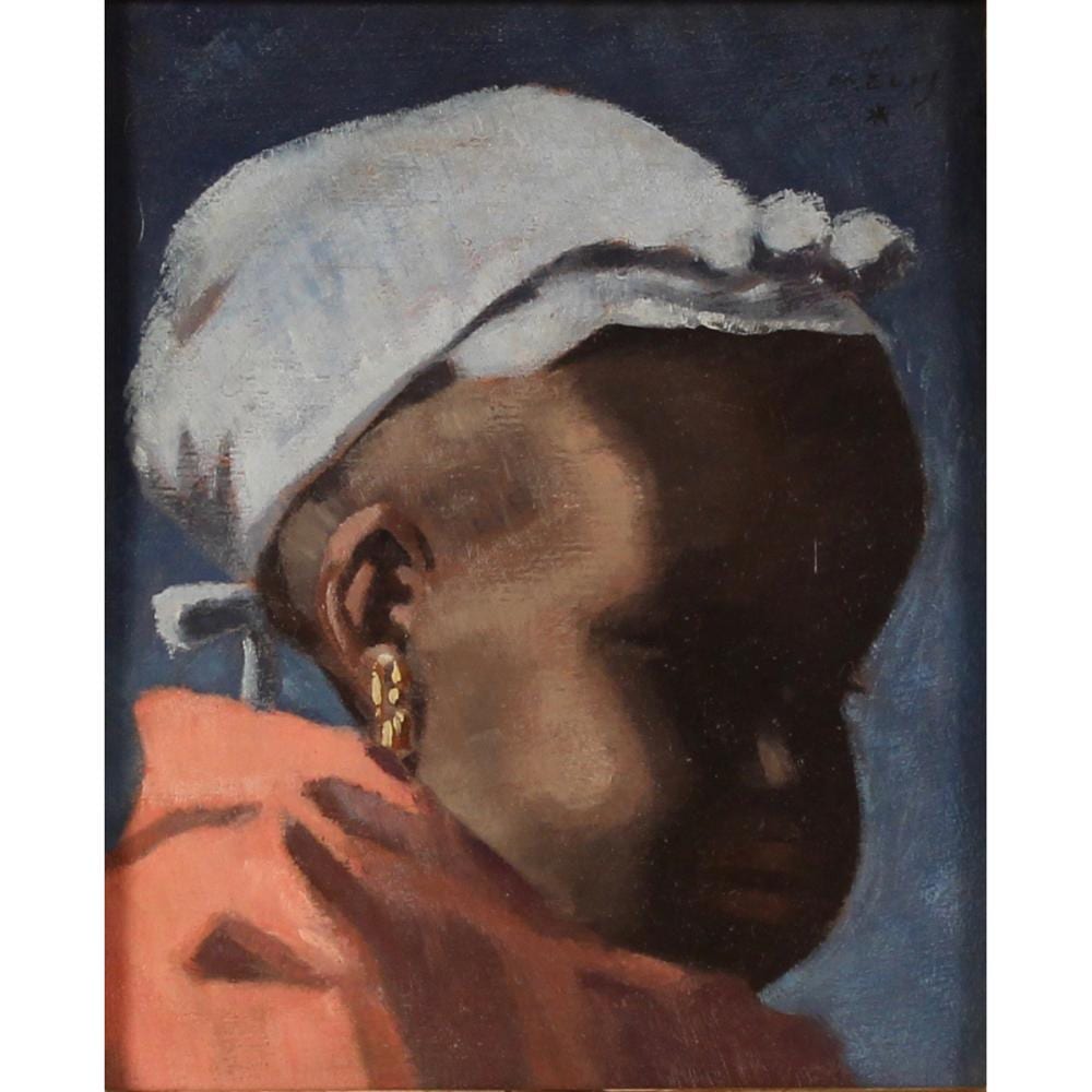 Melchiorre Melis comparable auction result: melkiorre melis 1889 1982 bimba negra black baby