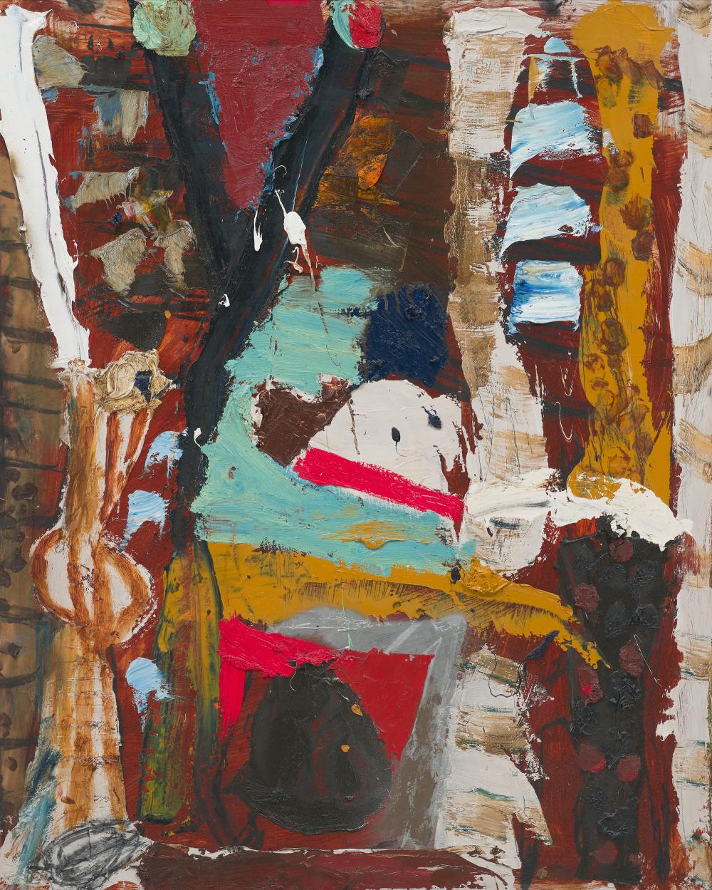 James Drinkwater comparable auction result: james drinkwater born 1983 spotted gums by the waters edge 2016 oil on board