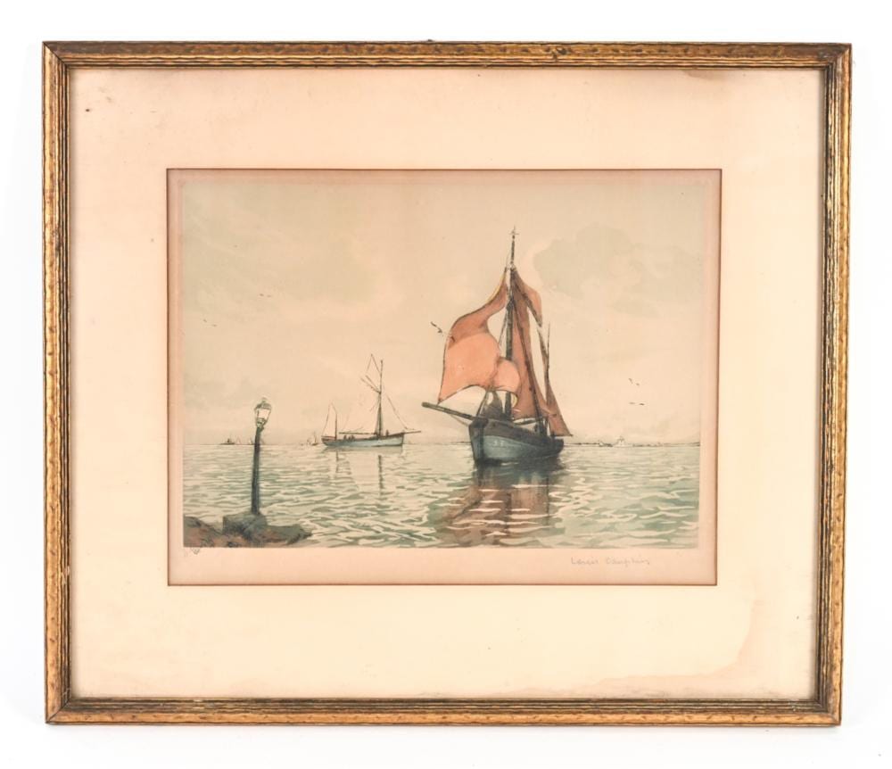 Louis-Etienne Dauphin comparable auction result: louis etienne dauphin 1885 1926 print