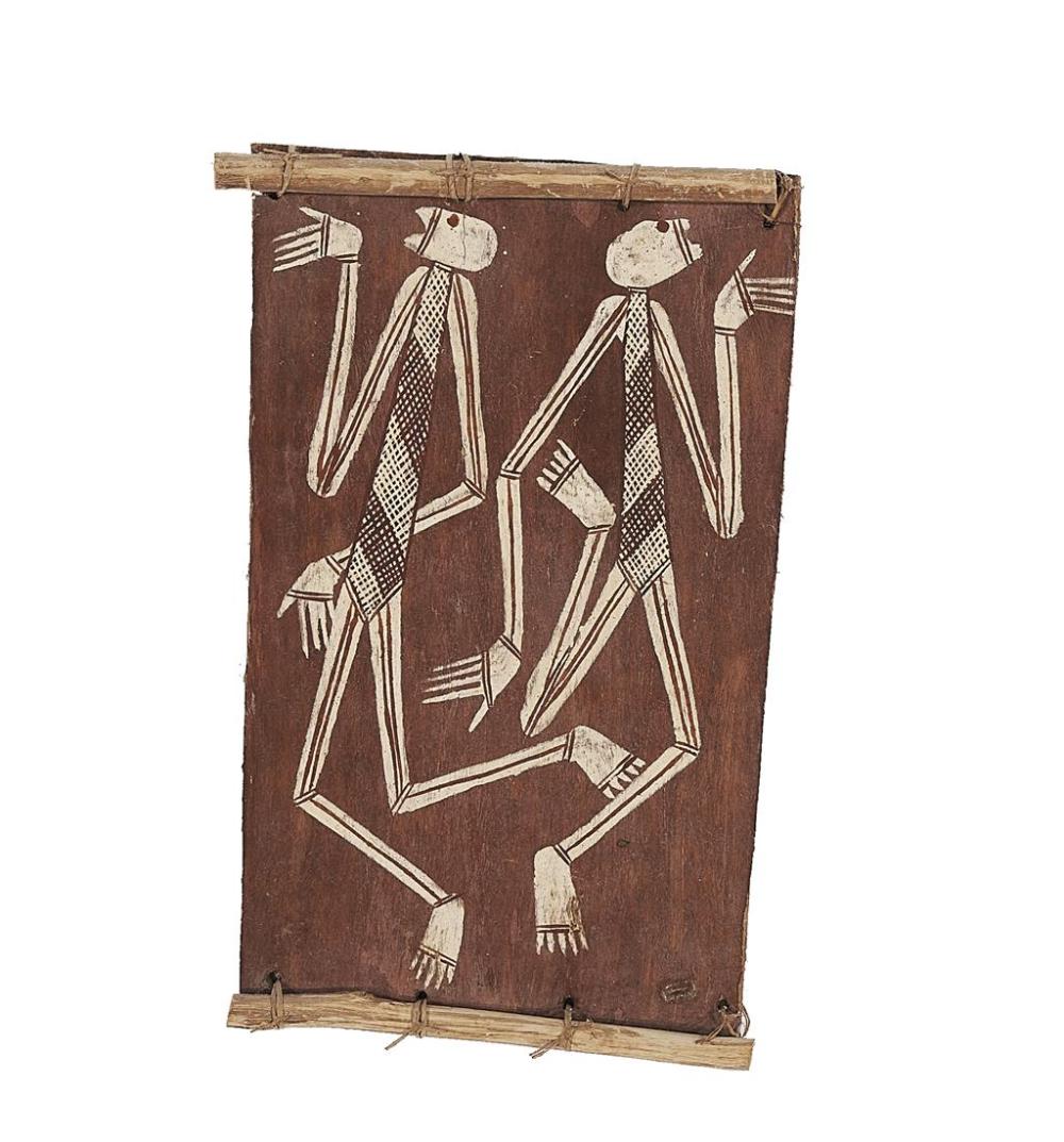 Thompson Nganjmirra comparable auction result: thompson nganjmirra 1954 mimi spirit figures 34 x 20 cm