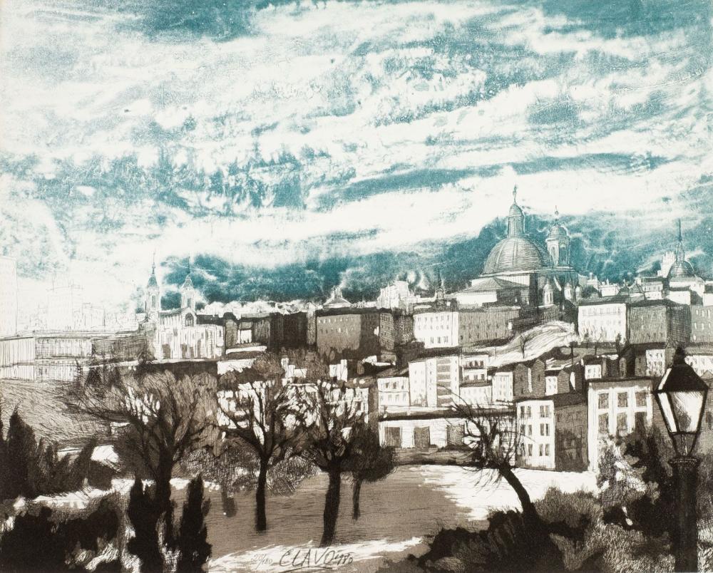 Javier Clavo comparable auction result: madrid in the etchings by javier clavo