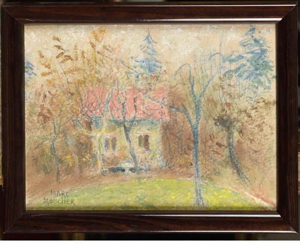 Marc Mouclier comparable auction result: marc mouclier 1866 1948 la maison dans les arbre