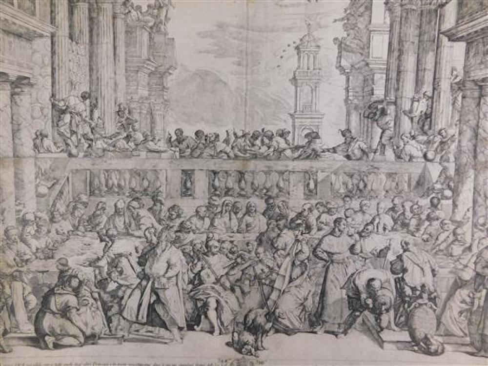 giovanni battista vanni rome 1599 1660 christ at the wedding feast in cana etching and engraving after paolo veronese 1528 1588 · Winter Associates, Inc. · 2021-06-28 Giovanni Battista Vanni comparable auction result: giovanni battista vanni rome 1599 1660 christ at the wedding feast in cana etching and engraving after paolo veronese 1528 1588