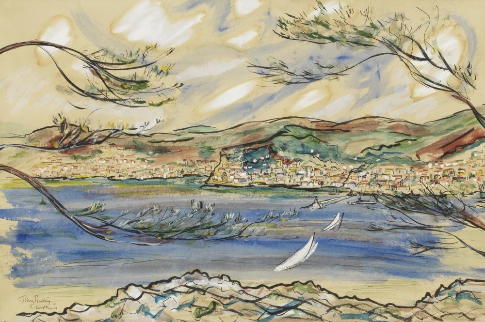 John Paddy Carstairs comparable auction result: john paddy carstairs british 1910 1970 nice from cap ferrat