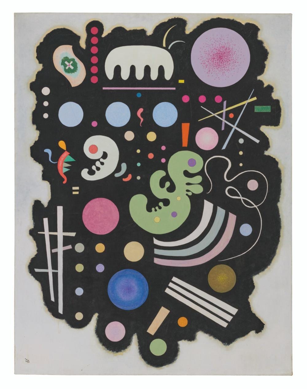 Wassily Kandinsky (1866-1944) - Noir bigarré comparable sale