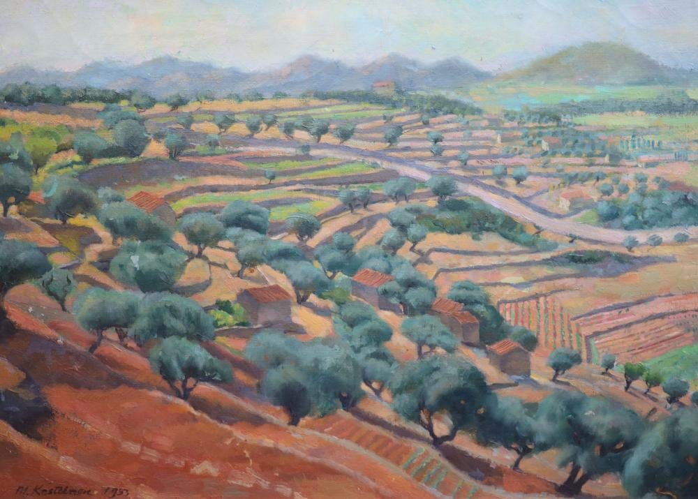 Morris Kestelman comparable auction result: morris kestelman 1905 1998 near ollioules 1933 oil on canvas 46 x 61 cm